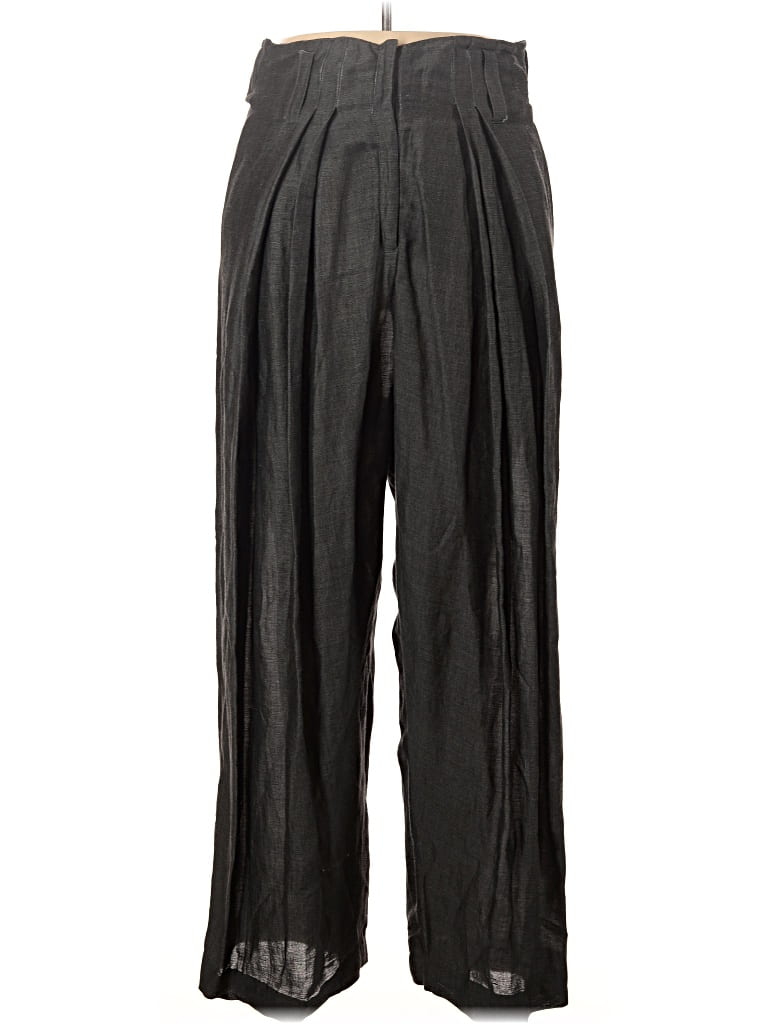 Pre-owned Mizuno Linen Pants In Gray