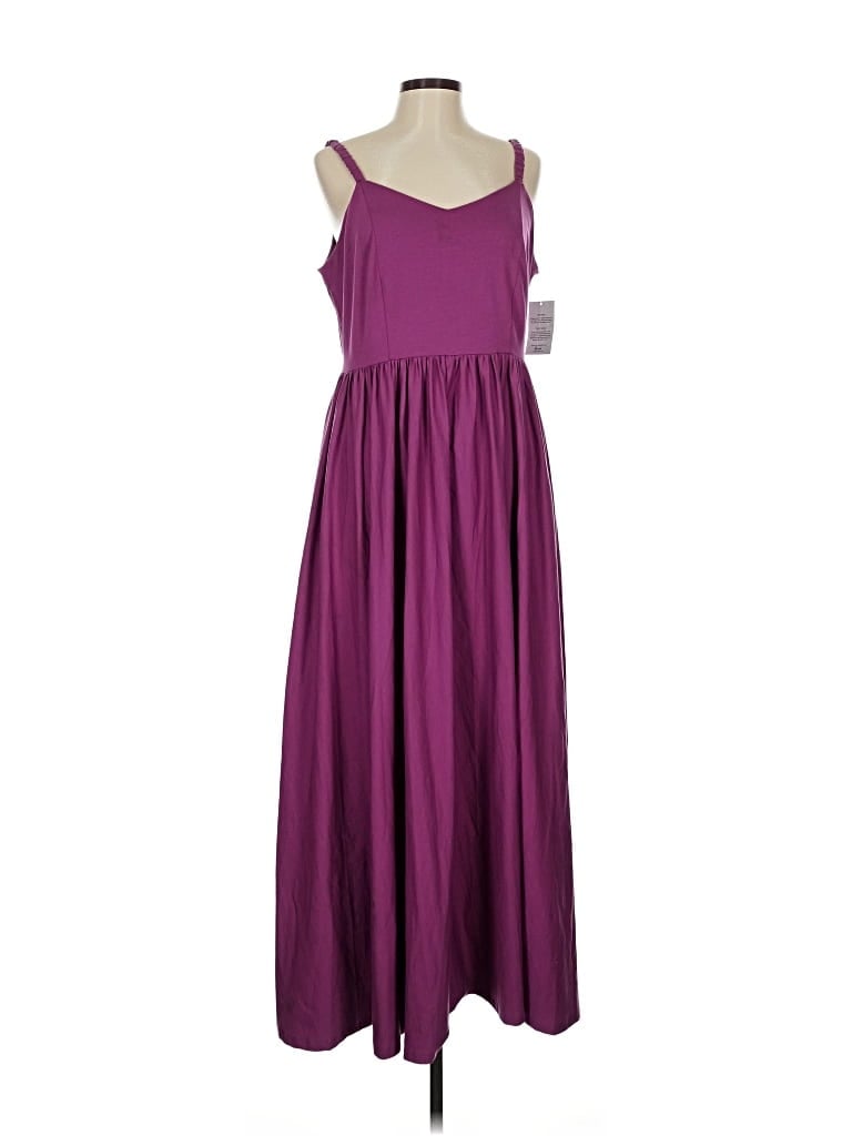 Elegantees Casual Dress In Purple