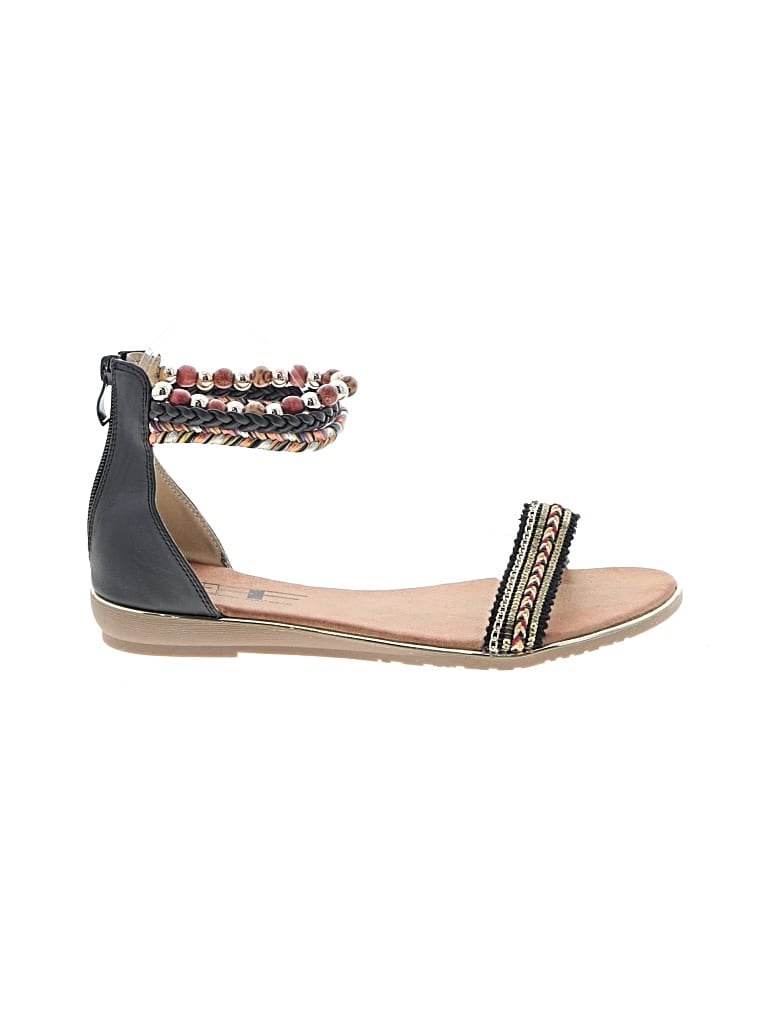 Pre-owned Assorted Brands Sandals In Black