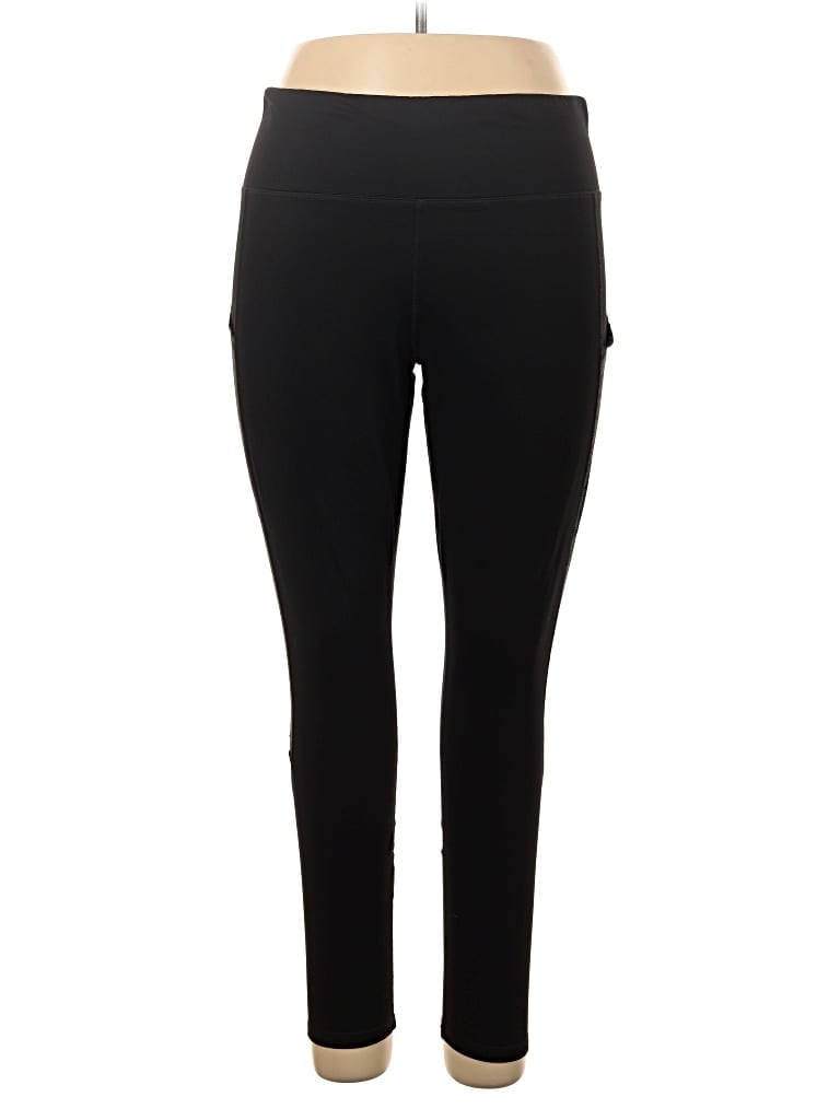 Pre-owned Athletic Works Active Pants In Black