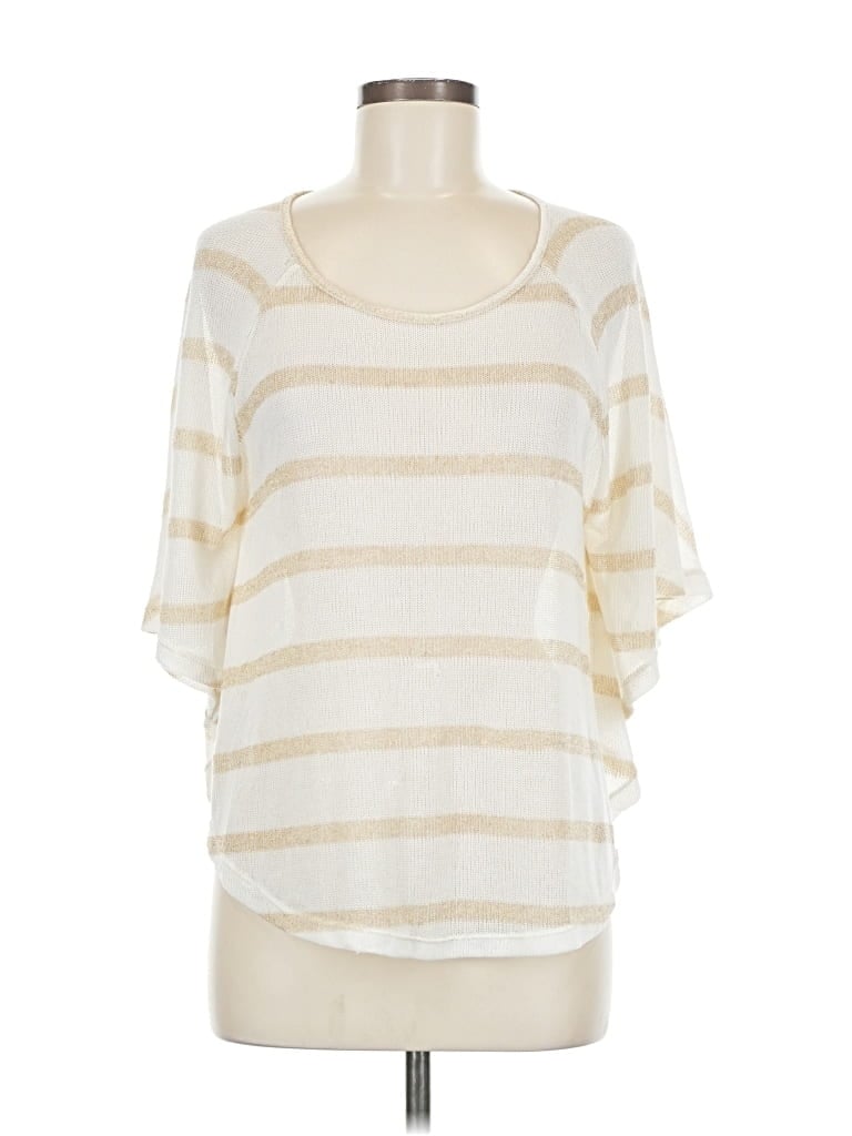 Pre-owned Inc International Concepts Cardigan Sweater In White