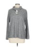 Olive and Oak Stripes Black Gray Pullover Sweater Size L - photo 1