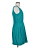 Ann Taylor LOFT Solid Teal Cocktail Dress Size 4 - photo 4