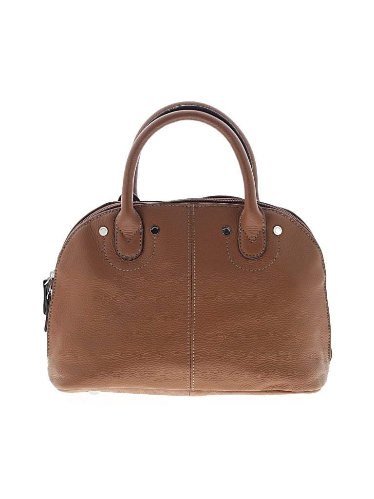 Pre-owned Tignanello Leather Satchel In Brown