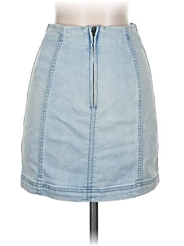 Free People Denim Skirt (view 2)