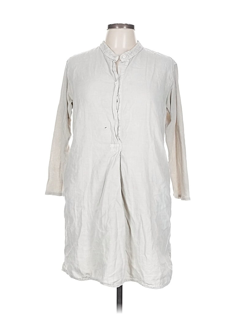 Pre-owned James Perse Casual Dress In White