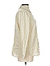 Alexander Jordan Stripes Ivory Long Sleeve Button-Down Shirt Size L - photo 4