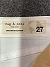 Rag & Bone 100% Cotton White Jeans Size 27 waist - photo 7