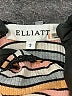 Elliatt Stripes Brown Casual Dress Size S - photo 6