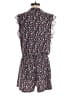 BCBGeneration Floral Black Purple Romper Size M - photo 2