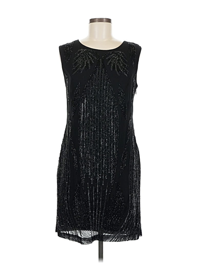 Pre-owned Karina Grimaldi Cocktail Dress In Black