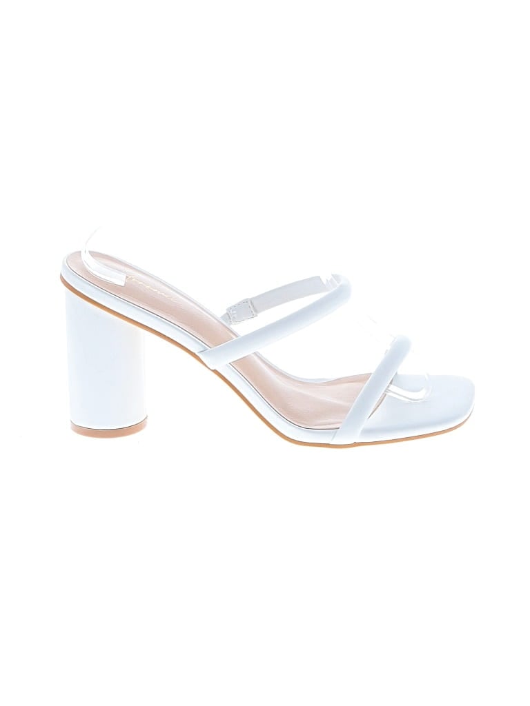 Pre-owned Assorted Brands Sandals In White