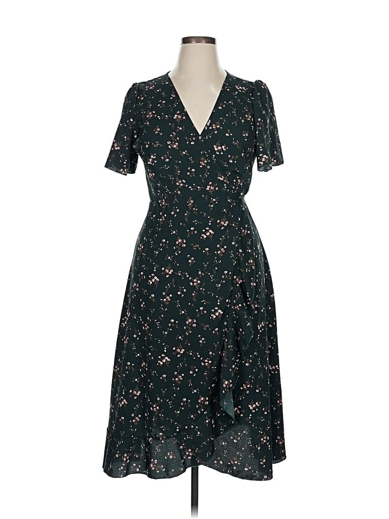 Pre-owned Shein Casual Dress In Green