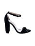 Steve Madden 100% Leather Black Sandals Size 6 1/2 - photo 1