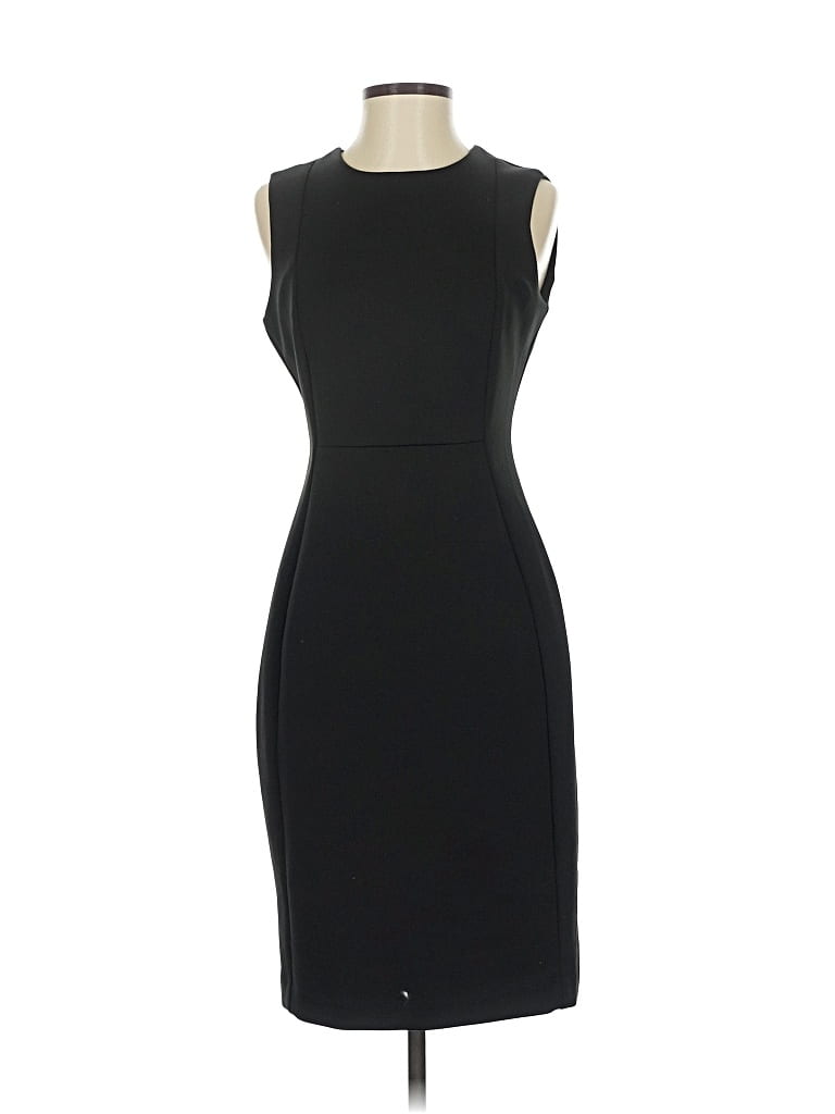 Pre-owned Calvin Klein Cocktail Dress In Black