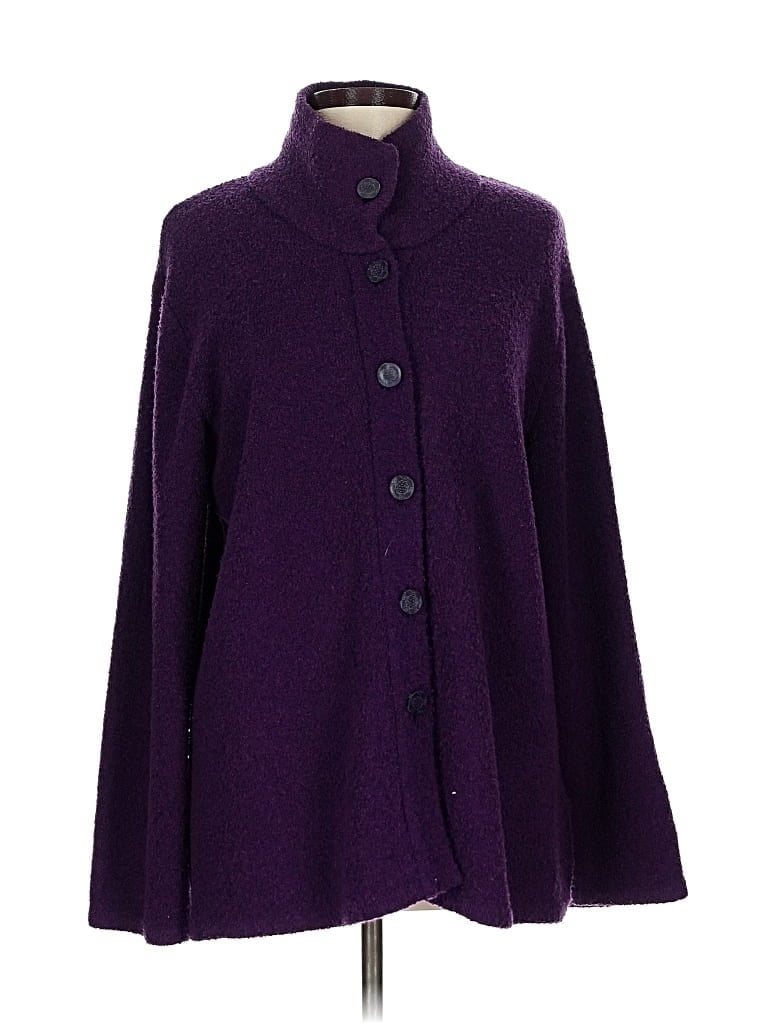 Pre-owned Coldwater Creek Coat In Purple
