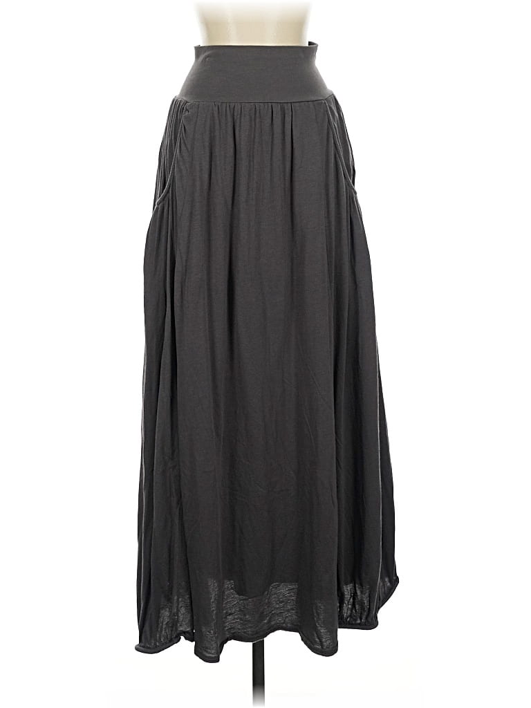 Pre-owned Garnet Hill Casual Skirt In Gray