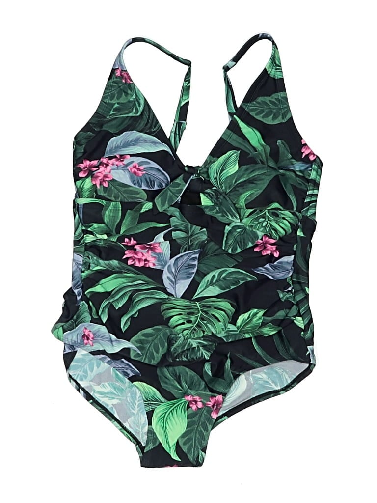 Pre-owned Kona Sol One Piece Swimsuit In Green