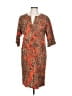 Talbots Animal Print Brown Cocktail Dress Size 10 - photo 1