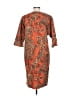 Talbots Animal Print Brown Cocktail Dress Size 10 - photo 2