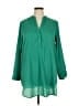 Fenn Wright Manson 100% Polyester Green 3/4 Sleeve Blouse Size 1XL - photo 1