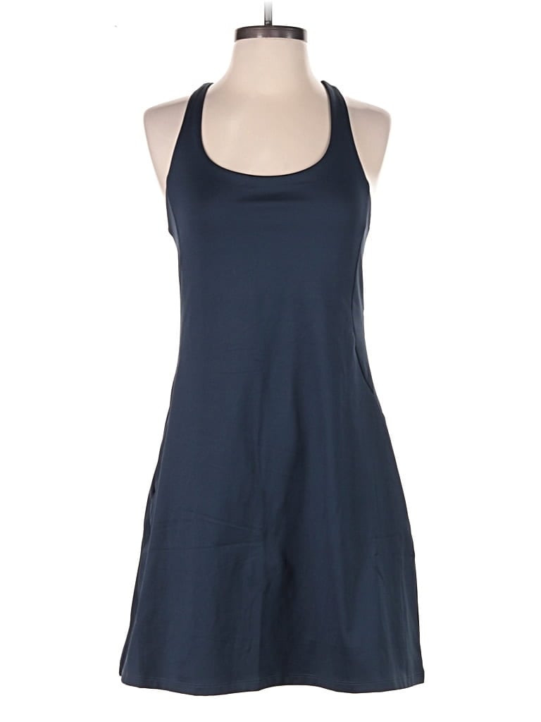 Pre-owned Girlfriend Collective Casual Dress In Blue