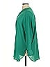 Fenn Wright Manson 100% Polyester Green 3/4 Sleeve Blouse Size 1XL - photo 5