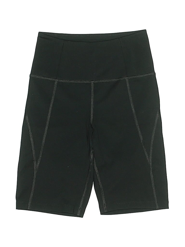 Pre-owned Girlfriend Collective Athletic Shorts In Black