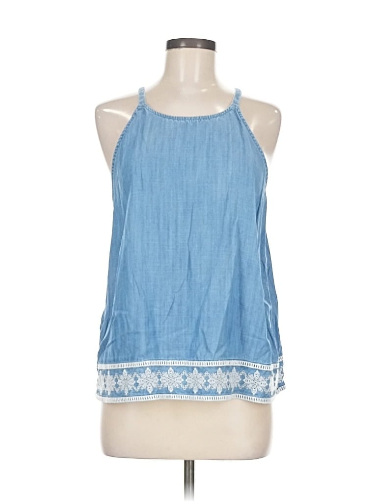 Pre-owned Vineyard Vines Sleeveless Blouse In Blue