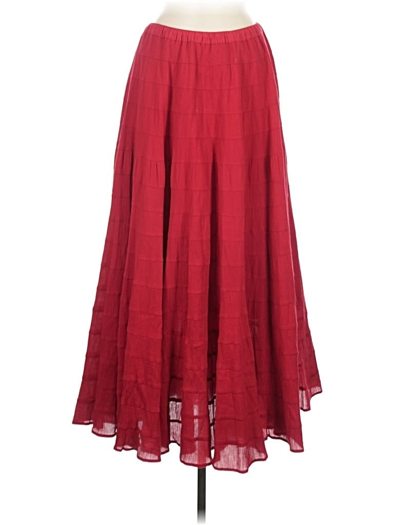 Pre-owned Coldwater Creek Formal Skirt In Red