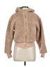 Fabletics 100% Recycled Polyester Tan Faux Fur Jacket Size XS - photo 1