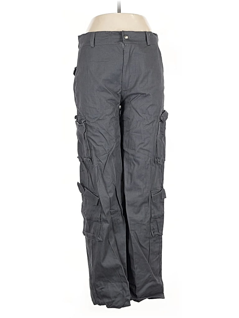 Pre-owned Unbranded Cargo Pants In Gray