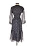 Madewell 100% Polyester Floral Blue Casual Dress Size XXS - photo 2