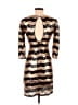 Gianni Bini Metallic Brown Cocktail Dress Size XS - photo 2