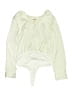 Open Edit Ivory Long Sleeve Top Size M - photo 1