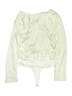 Open Edit Ivory Long Sleeve Top Size M - photo 2