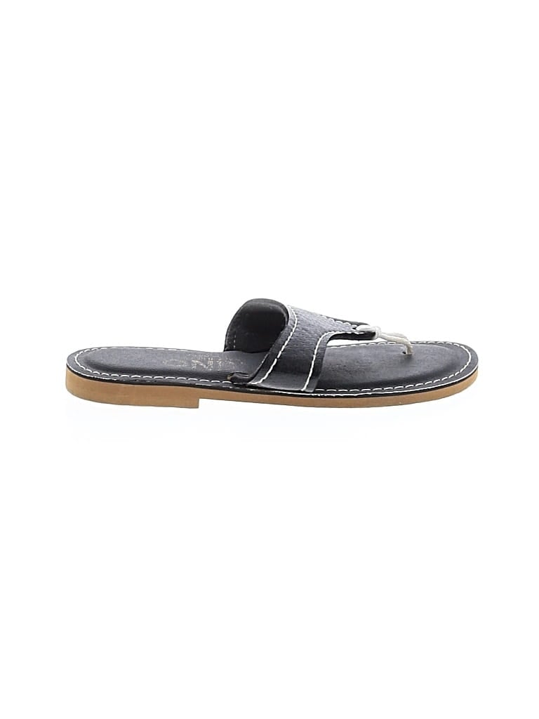 Pre-owned Kino Flip Flops In Black