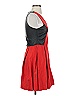 Parker Color Block Red Cocktail Dress Size S - photo 4