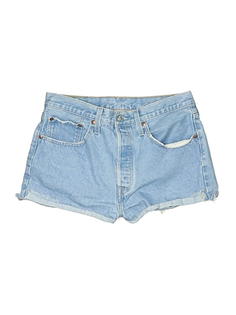 Pre-owned Levi's Denim Shorts In Blue