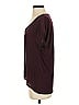 David Lawrence Burgundy Short Sleeve Blouse Size S - photo 5