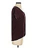 David Lawrence Burgundy Short Sleeve Blouse Size S - photo 4
