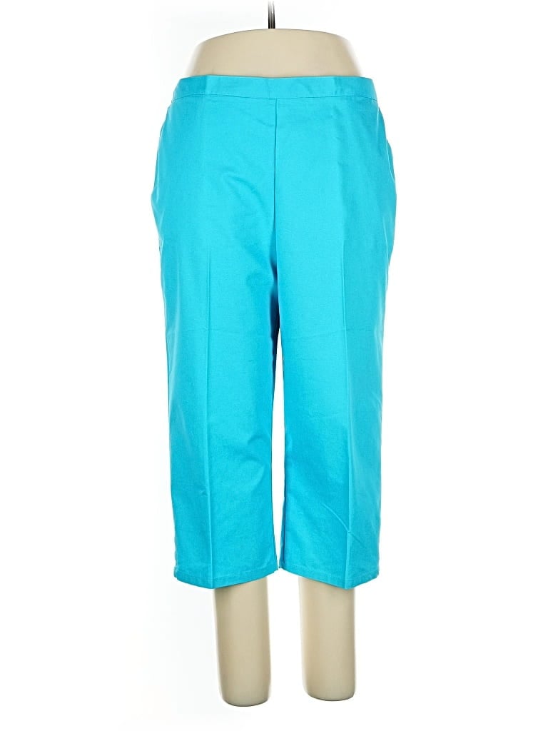 Pre-owned Alfred Dunner Casual Pants In Blue