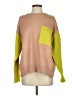 Left Coast by Dolan Color Block Yellow Pullover Sweater Size S - photo 1