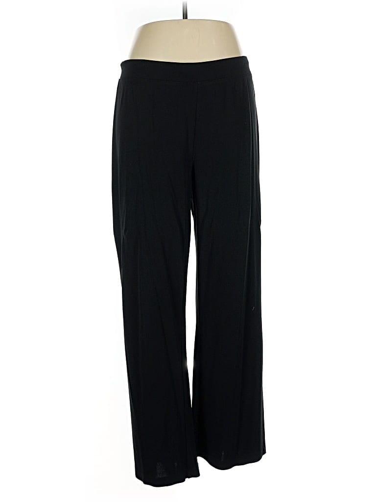 Pre-owned Lands' End Dress Pants In Black