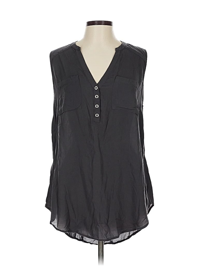 Pre-owned Torrid Sleeveless Blouse In Gray