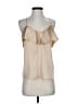 Harlyn 100% Polyester Tan Sleeveless Blouse Size S - photo 1