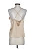 Harlyn 100% Polyester Tan Sleeveless Blouse Size S - photo 2