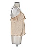 Harlyn 100% Polyester Tan Sleeveless Blouse Size S - photo 4