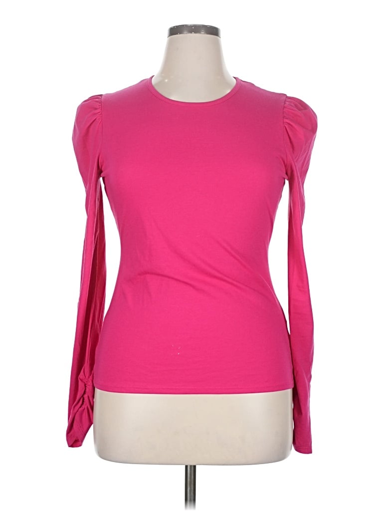 Pre-owned Rebecca Taylor Long Sleeve Top Pink Tops