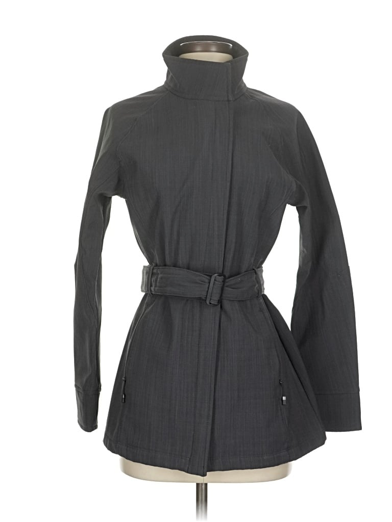 Pre-owned Assorted Brands Trenchcoat In Gray